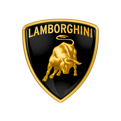 Logo fabricante Lamborghini.