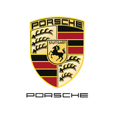 Logo fabricante Porsche.